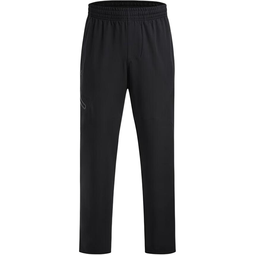 Under Armour Тканые однотонные простые удобные повседневные брюки для спорта на открытом воздухе для мужчин, черные 1388824-001