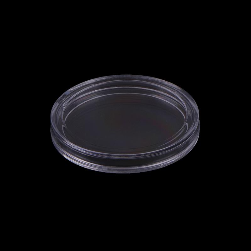 10 шт., 32 мм, пластиковые круглые прозрачные футляры для хранения монет, держатель для капсул