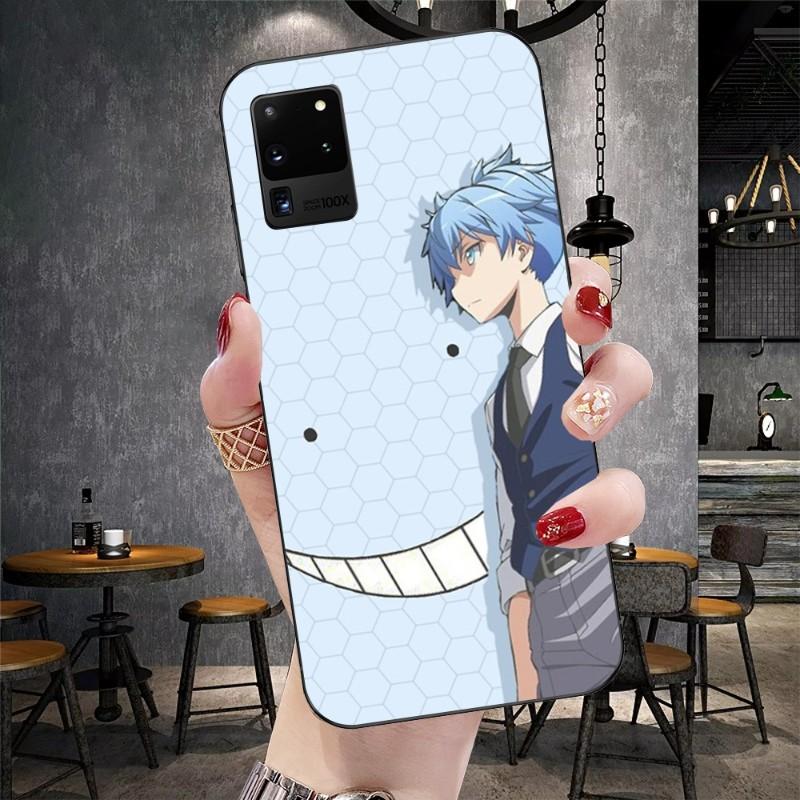 Чехол для телефона Assassination Classroom для Samsung Galaxy S6 S7 S8 S9 S10 S21 S22 Plus Ультрамягкий черный чехол для телефона