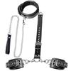 DACAIFH SM Handcuffs and Adult SM Back with Metal Chain Collar, Toys, Goods, Cuffs, Restraints, Cosplay, Adjustable, Removable,
