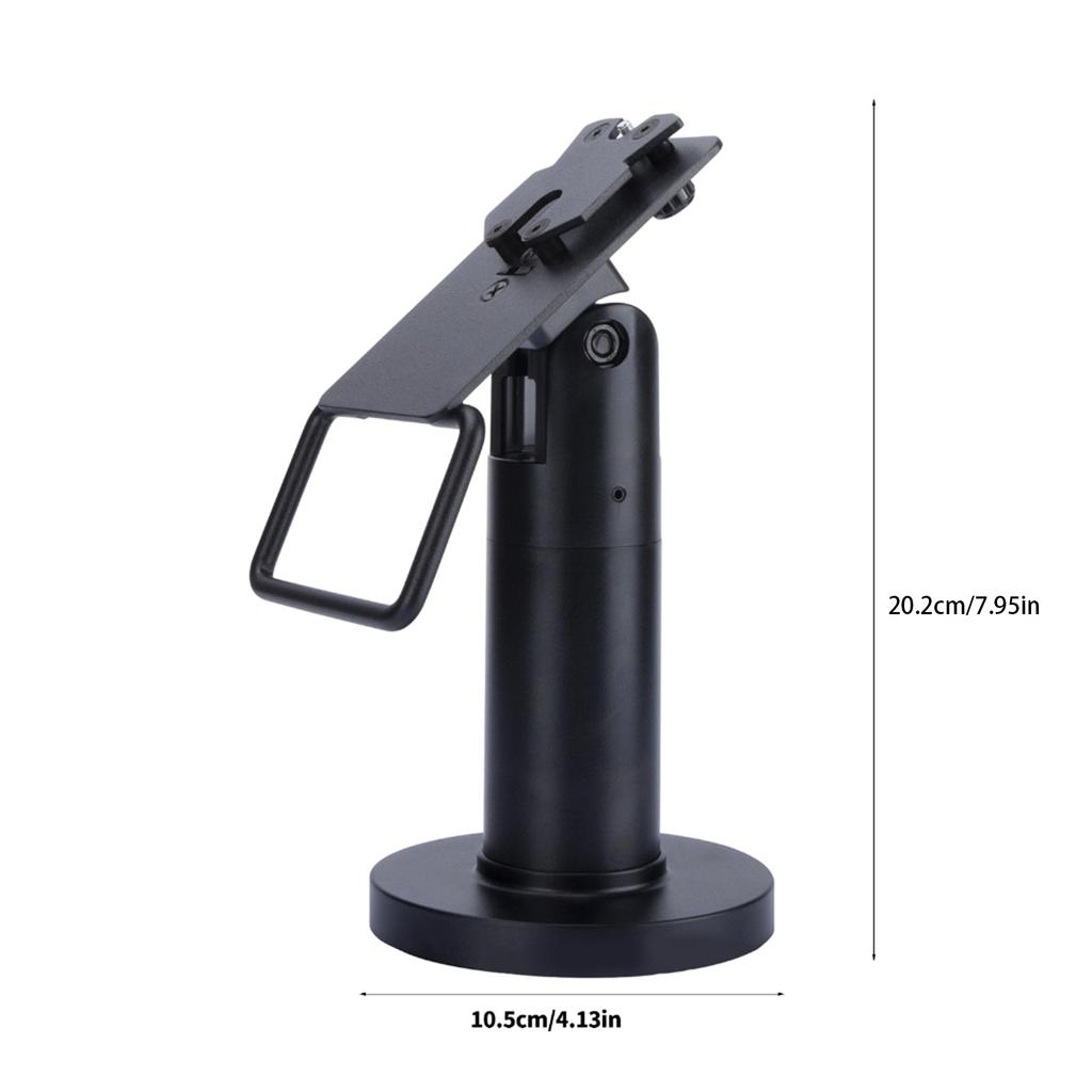 Heavy Duty Retail Terminals Stand With Thefts Prevention Screws Flexible Viewing Angled Quick Install Design