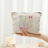 1pc Mahjong Player Makeup Bags Makeup Corduroy Storage Bag Aesthetic Accessory Travel for Women Mahjong Club Game Lover Bags