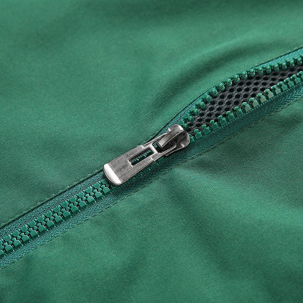 Men's Casual Stand-up Collar Color-blocked Ribbon Men's Casual Jacket Baseball Jacket