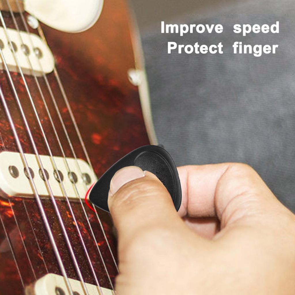 Силиконовые накладки на кончики пальцев, напальчники и медиаторы для пальцев гитары, набор инструментов для практики