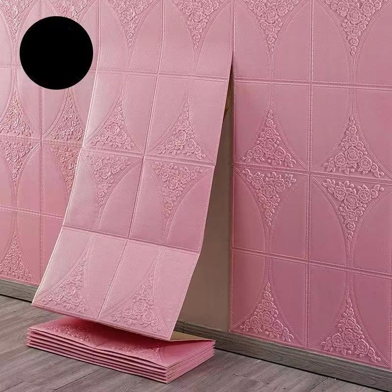70cmx1/5/10m Self-adhesive Panels Wallpaper 3D Wall Stickers Tile Modern Home Decor Decoration For Bedroom Living Room Kitchen TV Backdro