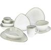CreaTable Tableware Cloudy Offwhite, 10 Pieces (23768)