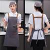 Oil Resistant Waterproof Apron Multi-function Chef Apron Work Clothes Cleaning Apron  Waiter