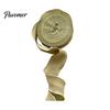 Retro Style Packaging Trim 9.8 Yards Pleated Ribbon for Gift Wrapping and Bouquet Decoration, 1" Handmade Crafts Soft Fabric Ribbon, Vintage