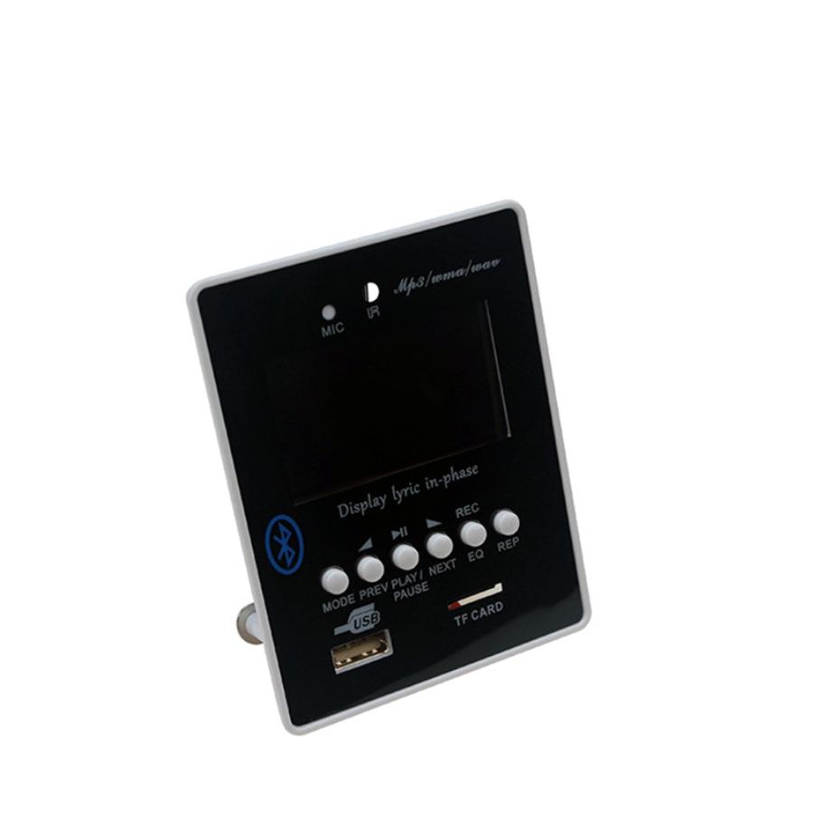 Светодиодный лирический дисплей Bluetooth Аудио MP3 плата декодера MP3-плеер Модуль приемника Декодирование USB SD WAV WMA AUX FM