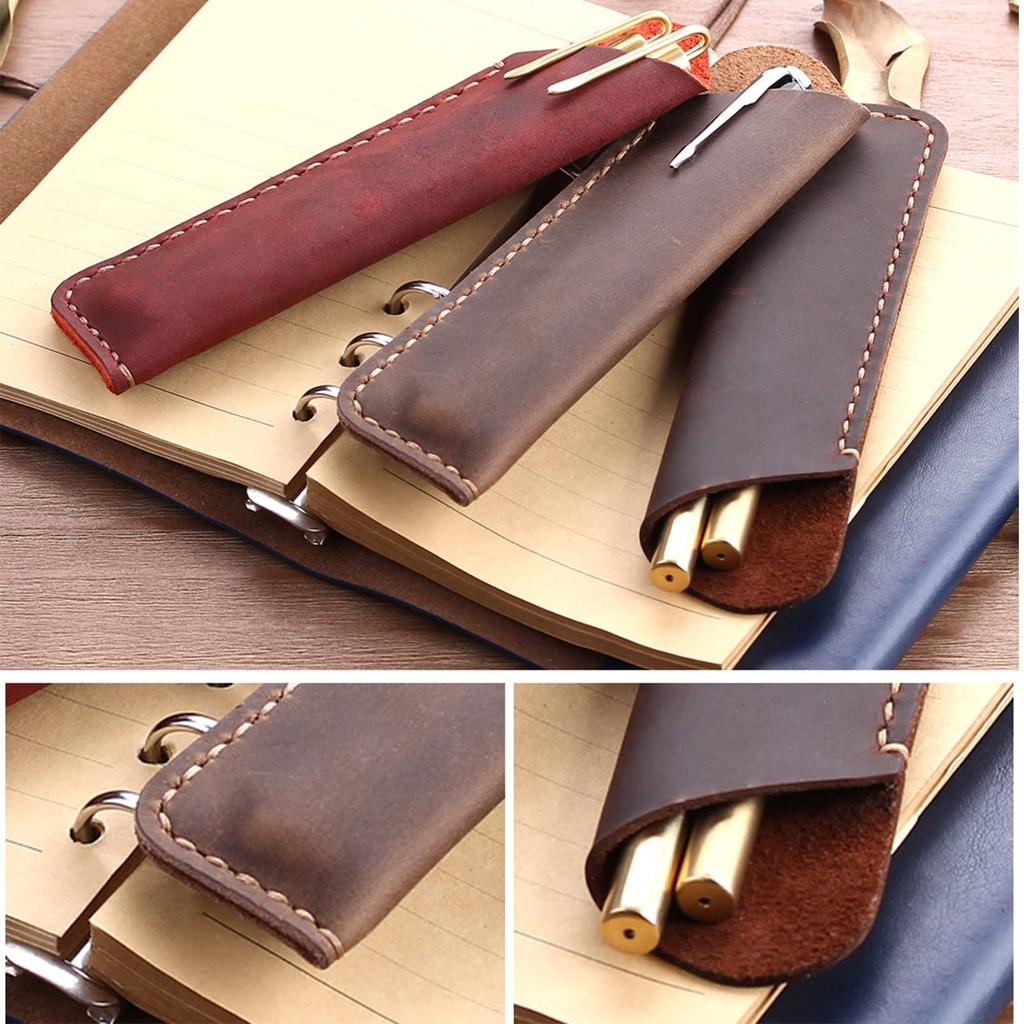 YOVOY перьевая ручка ручка кожаная ручка ретро кожаная ручка ручка год совместима с шариковыми ручками и механическими ручками чехол, чехол, антикварный, стиль, чехол,