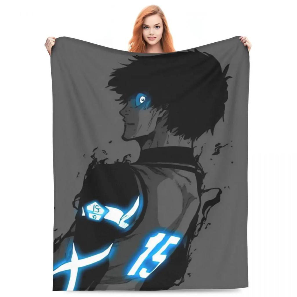 Синяя Тюрьма 2 Одеяла Манга Аниме Плюшевое Новинка Дышащее Накидное Одеяло для Дома Ресторана Весна/Осень