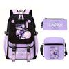 KPop Demon Hunters Fashion Student School Bag Shoulder Backpack Casual Pencil Bag