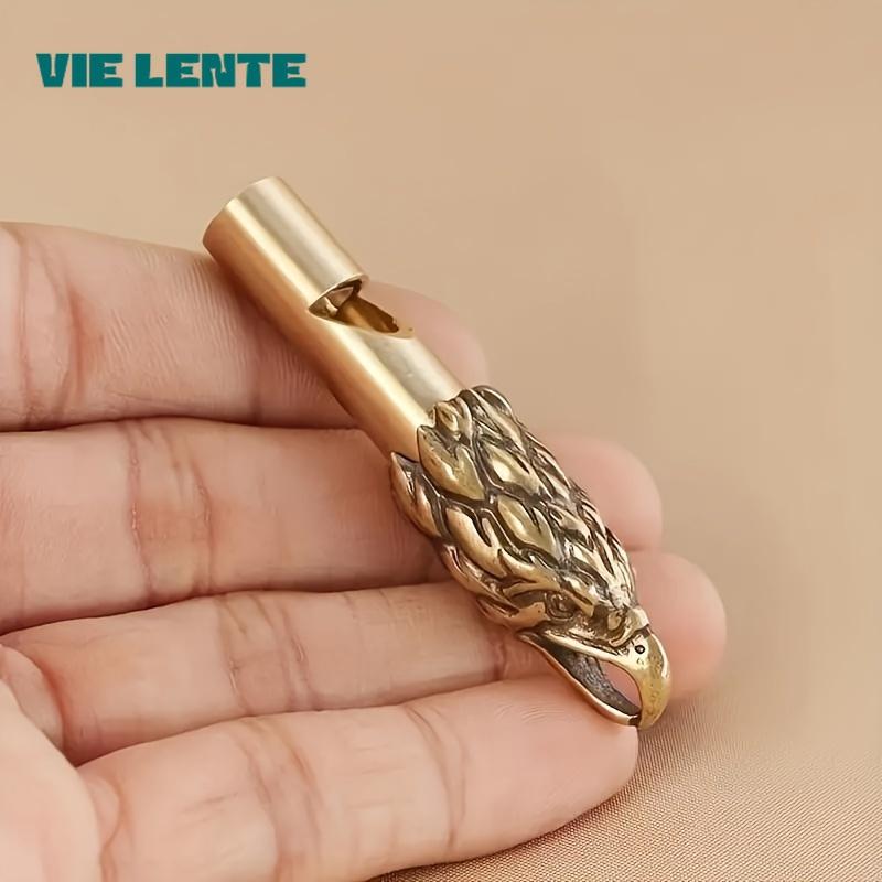 Premium Large Copper Eagle Head Whistle - Durable Ideal For Emergency Survival Outdoor Sports