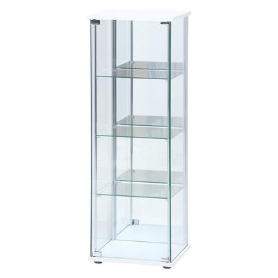 Футляр для коллекционной фигурки Fuji Boeki, 4 яруса, ширина x глубина x высота 120 см, белое закаленное стекло, заднее зеркало в сборе, товар 97338 42,5 36,5