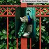 2D Flat, 1pc Funny Peacock Reading Newspaper on Toilet Metal Sign, Humor Bathroom wall Decor, Vintage or shabby chic bathroom decor, Whimsical or