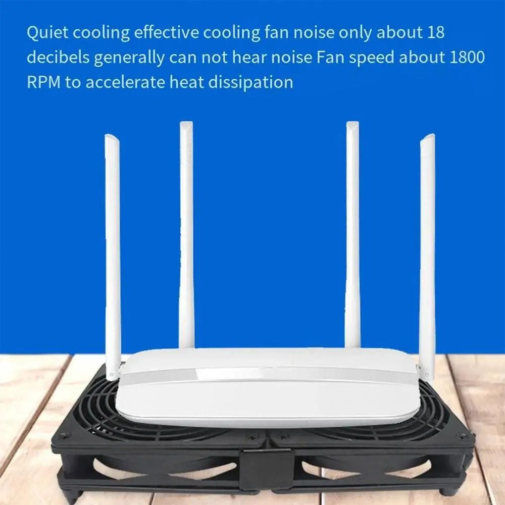 1Pcs 3 Speed Adjustable Router Cooling Fan Modem Heat Dissipation Base WiFi Modem TV Box