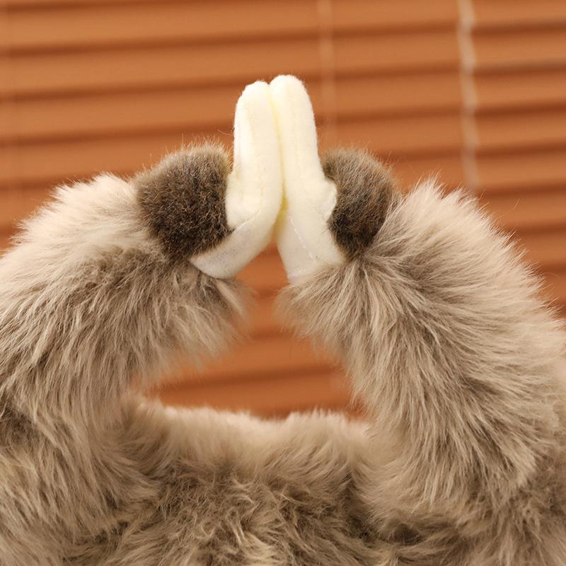 23-70cm Simulation Sloth Soft Dolls Animals Pillow Cartoon Creative Decor Toys Baby Comfort Christmas Halloween Birthday Gifts