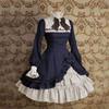 Women's Fashion Victorian Style Maid Dress Elegant Dresses for Women Sweet Lolita Dress Puff Sleeves