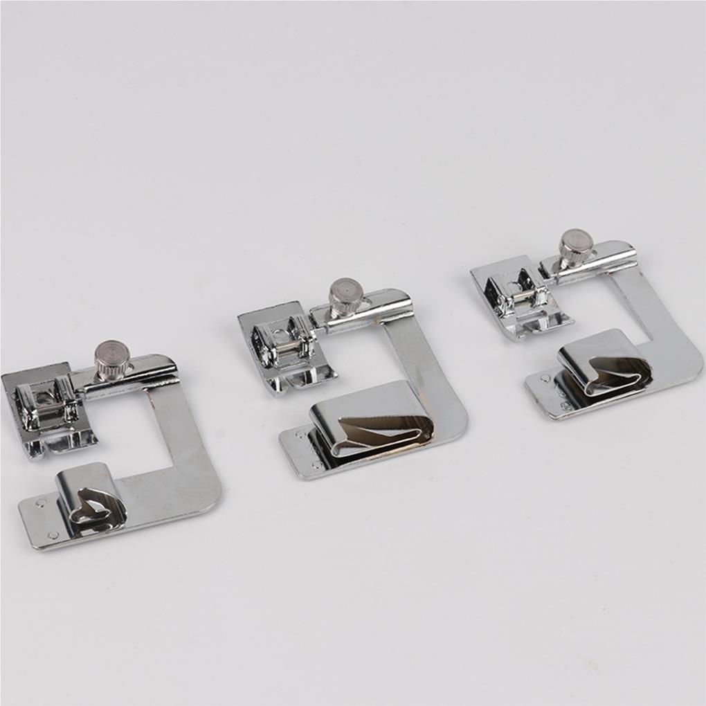 Набор из 3 шт. лапок для подгибки низа, нескользящие, многофункциональные, ручной работы, антипригарные швейные принадлежности, аксессуары для вязания