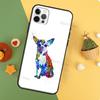Чехол для телефона Apple iPhone 13 12 Mini 11 14 Pro Max XS X XR 6S 7 8 Plus 5S SE 2020 с цветочным рисунком и мордочкой чихуахуа