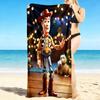 1Pc Toy Story Adventure Beach Towel, Quick Dry, Multi-Use for Beach Pool Gym Yoga Home Travel, Christmas, Halloween, Xmas Gift S929355