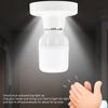 E27 Base Pir Motion Detector Wall Lamp Holder Socket Led Ac220V Automatic Human Body Infrared Pir Sensor Bulb Light