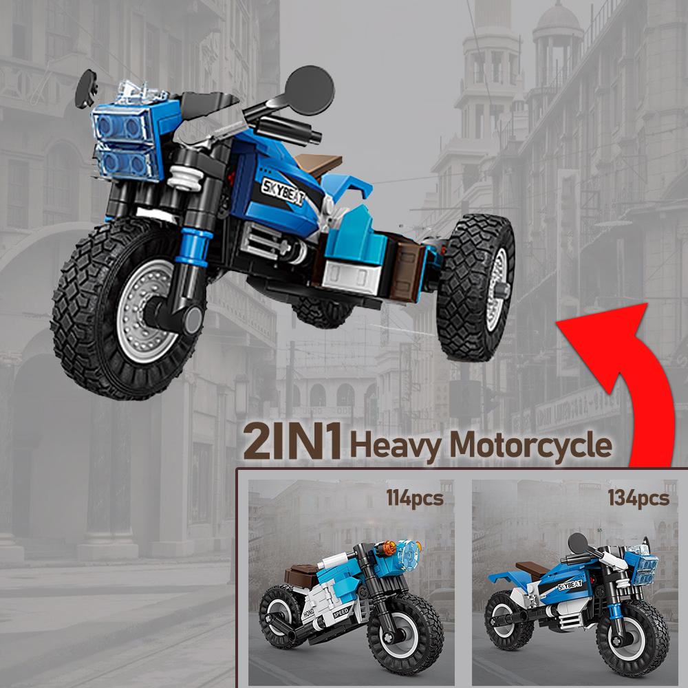 KNEW BUILT Электрический Велосипед Самокат Модель Мини Строительные Блоки Очаровательные и Образовательные Конструкторы