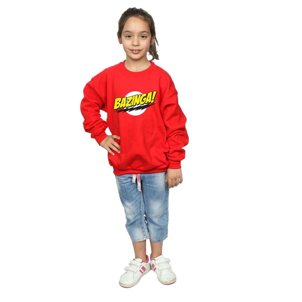 The Big Bang Theory Girls Sheldon Bazinga Sweatshirt