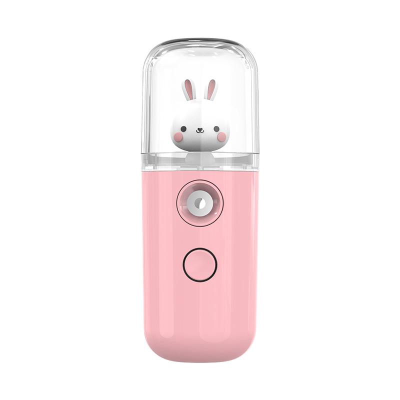 Portable Mini Beauty Skin Care Tools USB Rechargeable Mist Facial Sprayer Steamer Humidifier Face Moisturizing Nebulizer