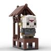 Персонажи-террористы Джейсон Вурхиз Brickhead Building Block Модель Страшная маска Killer Brick Brickheadz Игрушки Дети Подарки на Хэллоуин