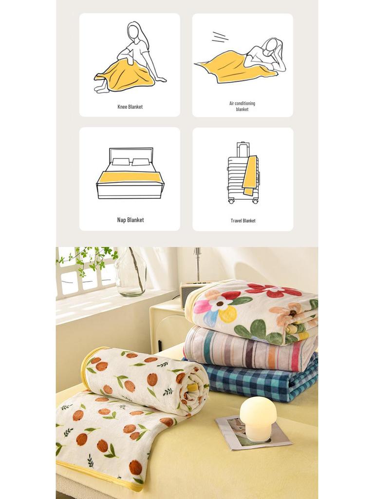 Фланелевое зимнее одеяло - односпальное/двуспальное, простыня, сон, кондиционер, подарок на мероприятие