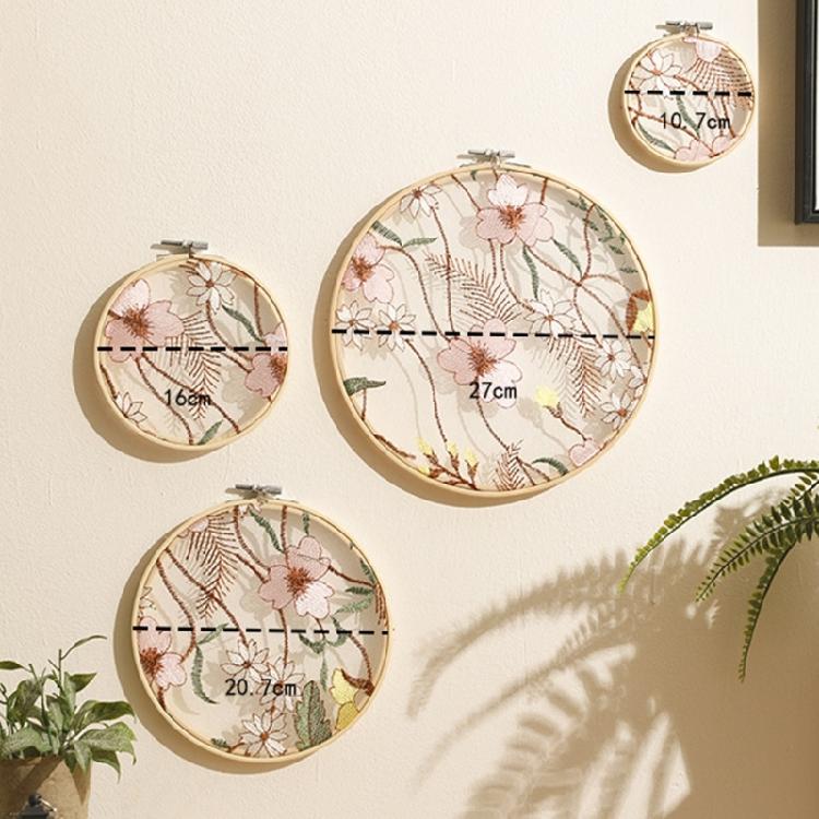 4 Подвесных плетеных цветочных настенных украшения Ручная работа Бохо Настенные корзины для комнаты