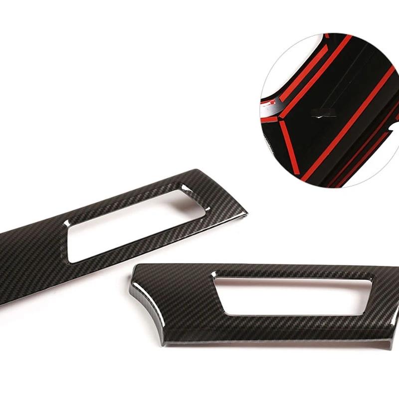 LHD для BMW 3 серии E90 2005-2012 ABS текстура из углеродного волокна внутренняя отделка центральной консоли приборной панели