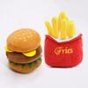 Dog Plush Sound Toys Cute Toys French Fries Burger Pet Supplies Toys Pet Supplies Cat Funny