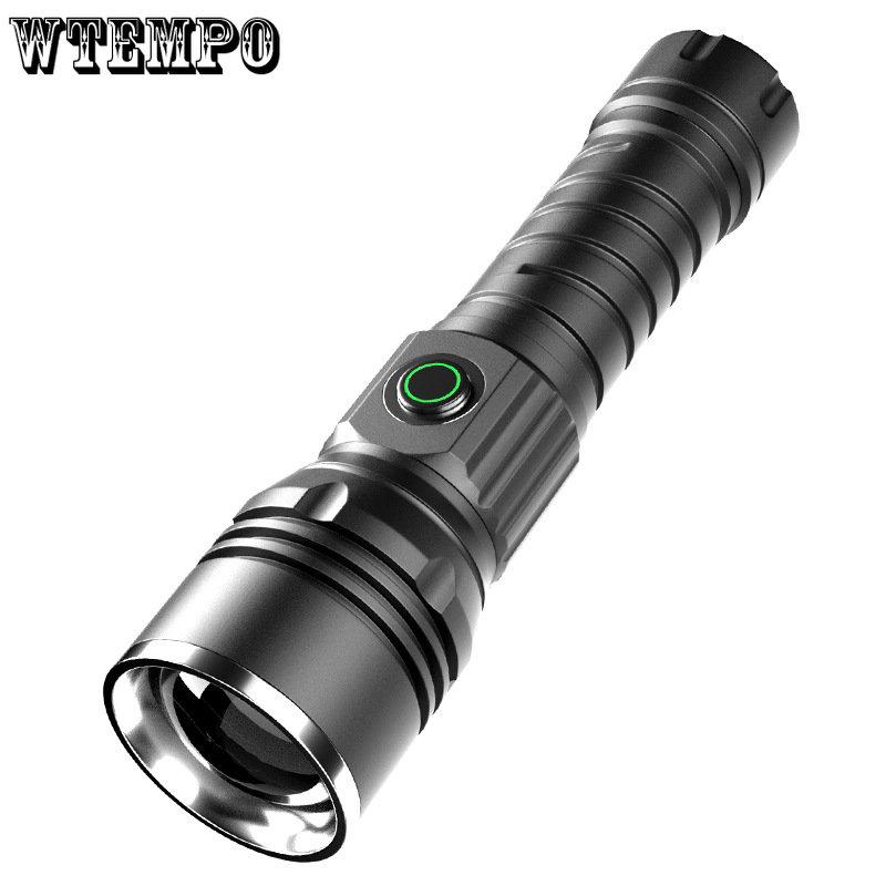 Strong Light Flashlight Type-c Charging Outdoor Emergency Zoom P50 Remote Flashlight Outdoor Searchlight