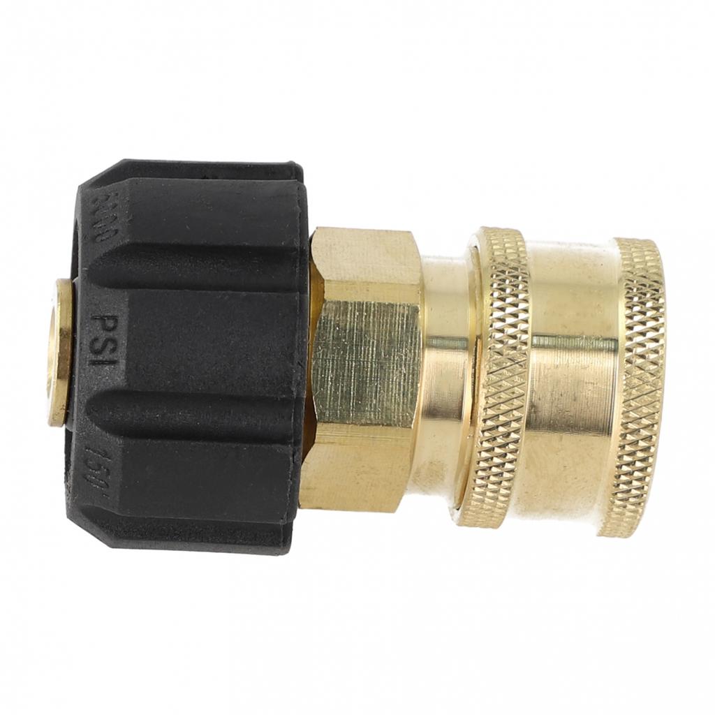 Quick Connector To M22 14/15 3/8 5000psi Adapter Brass