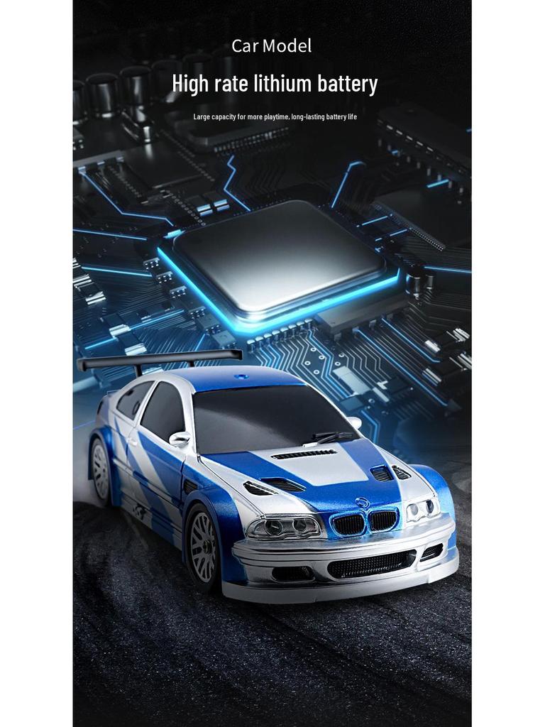 1:Дрифтовая радиоуправляемая машина масштаба 43 - Полный привод, Мини-игрушка для детей для игры в помещении