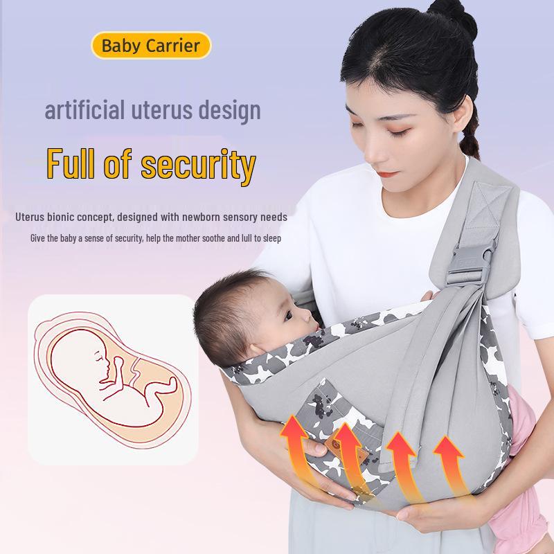 Multifunctional Newborn Baby Carrier Sling - Hands-Free Horizontal Hold for Outings