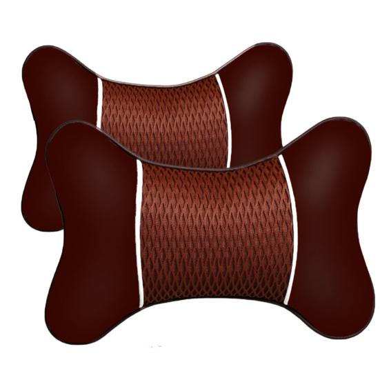 2 шт., подголовник для автомобильного сиденья, подушка для поддержки шеи, хлопковая мягкая дышащая подушка с эффектом памяти