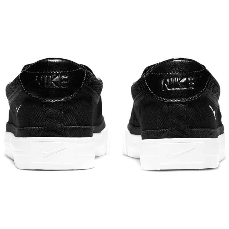 Nike Court Legacy Slip-On Черно-белые женские кроссовки Платиновый оттенок CW6540-002