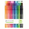 Tombow Sign 36 Colors Thick Extra Play Color K Water-Based Pens, (Twin Type, & Fine), GCF-013