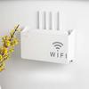 Wall Mounted Wireless WiFi Storage Box Hollow Out Design Router Storage Racks Living Room TV Set-top Boxes Household Accessories