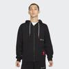 Nike Толстовка с капюшоном на молнии во всю длину, мужские топы, черный CK6742-010