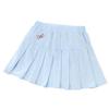 Girls' Summer Midi Pleated Skirt with Anti-Exposure Shorts