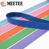 20-50 мм Meetee 4 м Полиэстер Хлопок Стропы Ленты Тканевая Лента для Рюкзака Одежды Ремня Безопасности Швейные Ленты Аксессуары