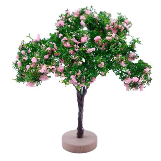 Mini Tree Model Realistic Looking Bright Color Widely Used DIY Scenery Landscape Simulated Miniature Tree Decoration