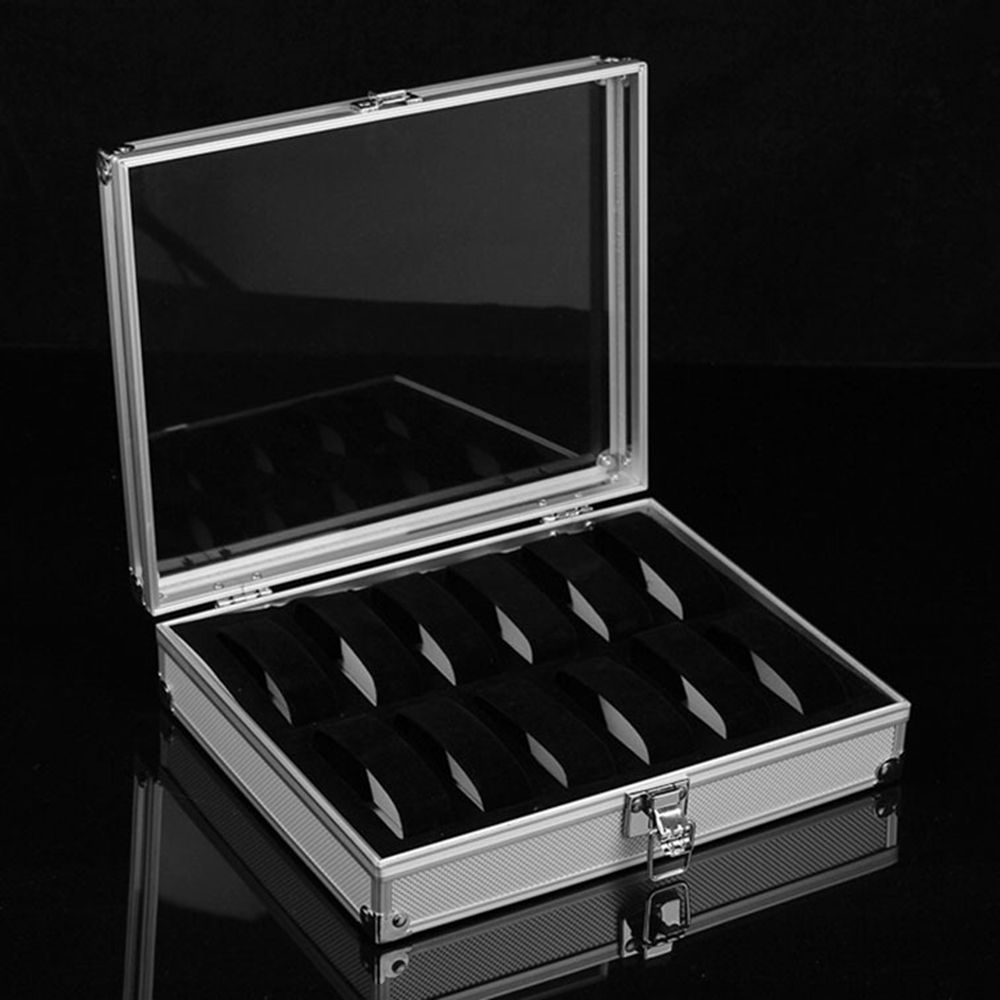 Коробка для хранения ювелирных изделий, коробка для хранения, алюминиевый сплав цинка, корпус для наручных часов, дисплей для браслета, шкатулка для часов, держатель для часов