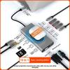 13 In 1 Type C Docking Station with 4K Wireless Charging USB Hub Multi Function Expander for Laptop PC MacBook