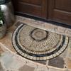 Полукруглый Ковер Домашний Придверный Коврик Коврик для Входной Двери Домашний Уличный Ковер Вход Сад Украшение Напольные Коврики Tapete Entrada De Casa