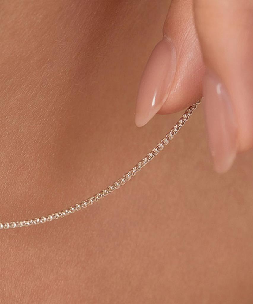 Helene Jewelry Серебряное круглое колье из серебра 925 пробы